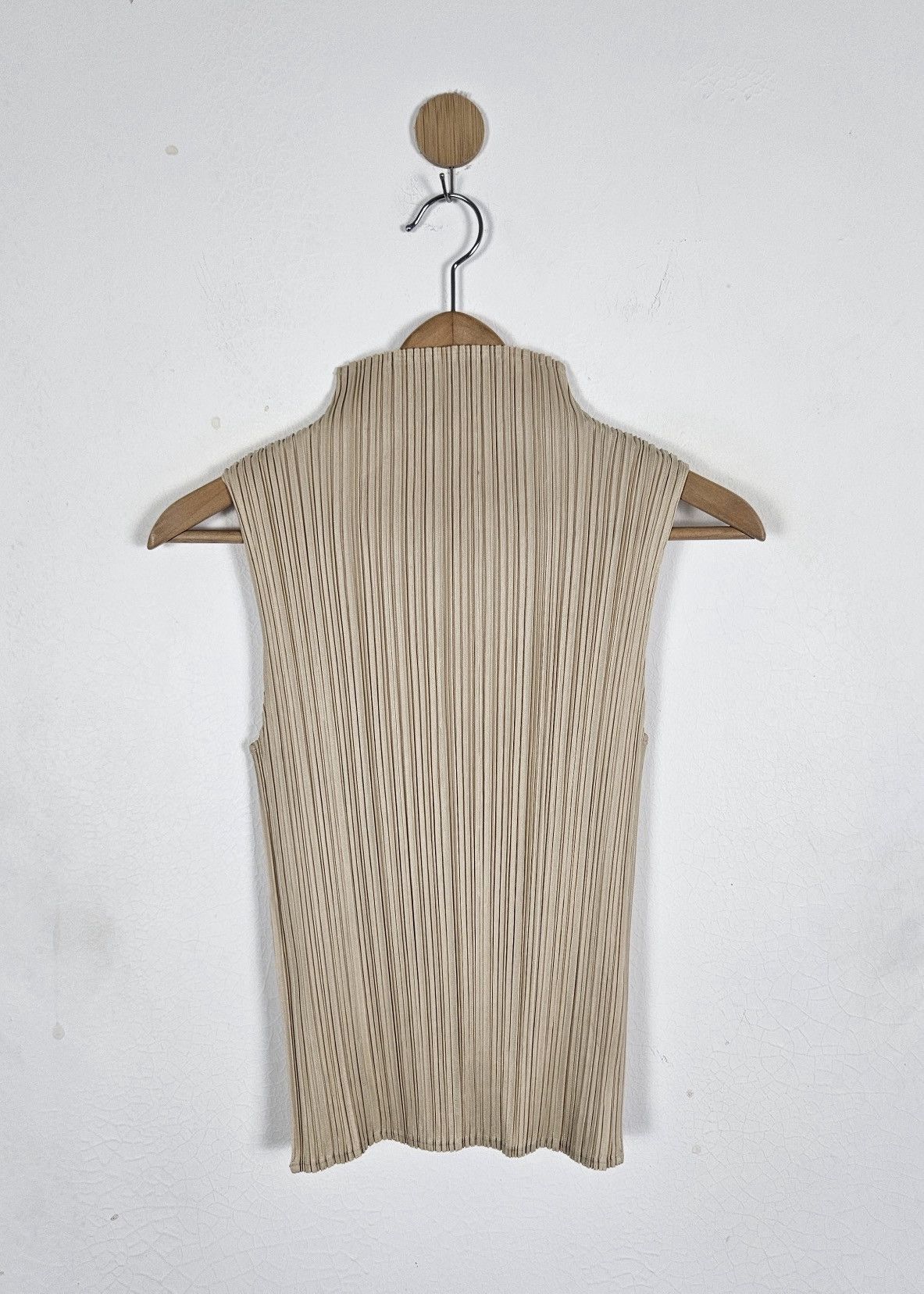 Pleats Please Issey Miyake Issey miyake pleats please abstract mockneck tank top Size S / US 4 / IT 40 - 2 Thumbnail