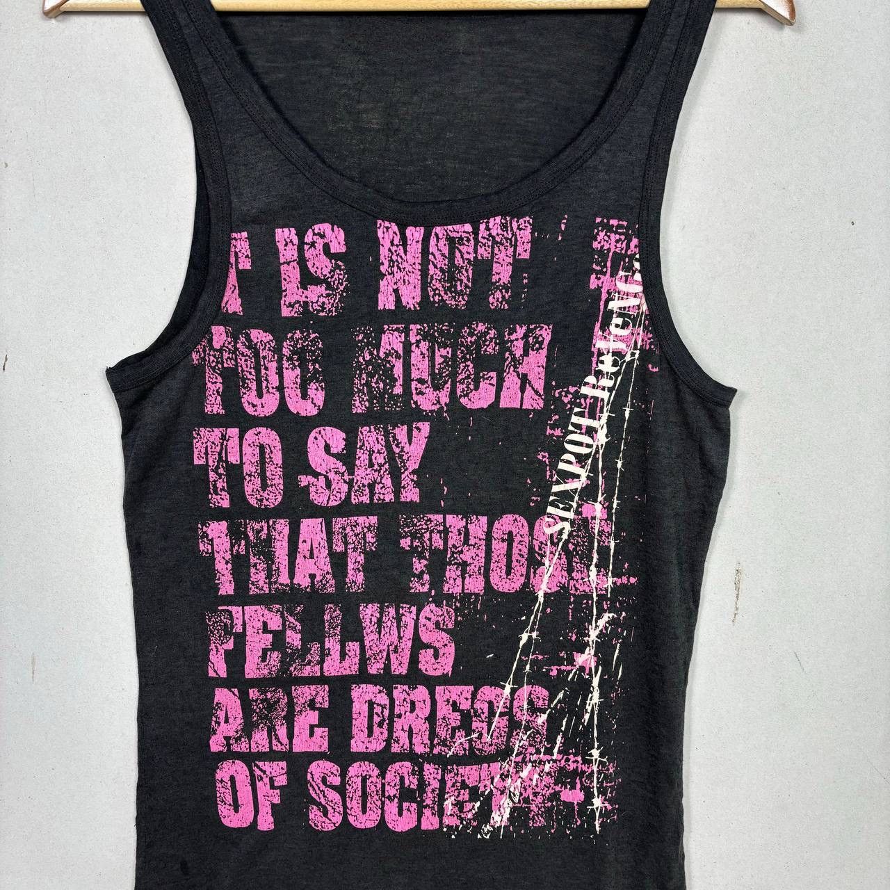 Sex Pot ReVeNGe SEX POT REVENGE SLEEVELESS TANK TSHIRT PUNK GOTH STYLE Size US S / EU 44-46 / 1 - 3 Thumbnail