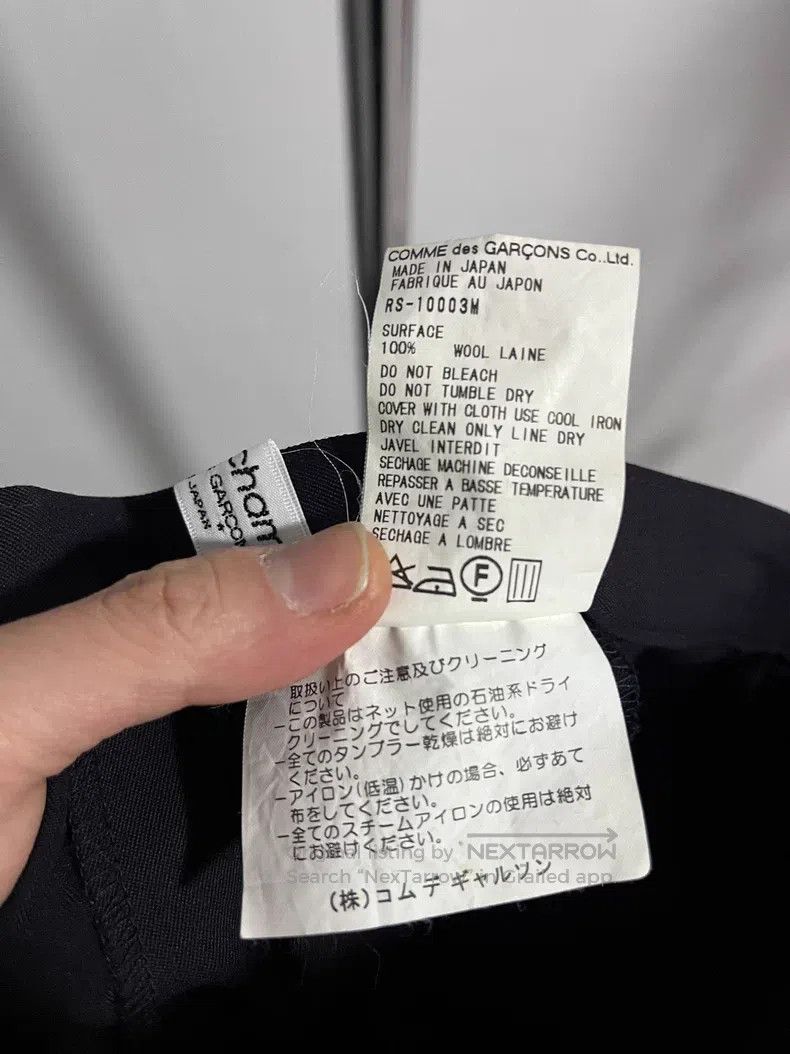 Comme des Garcons Comme Des Garcons size M Black Half Skirt Size 23" - 5 Thumbnail