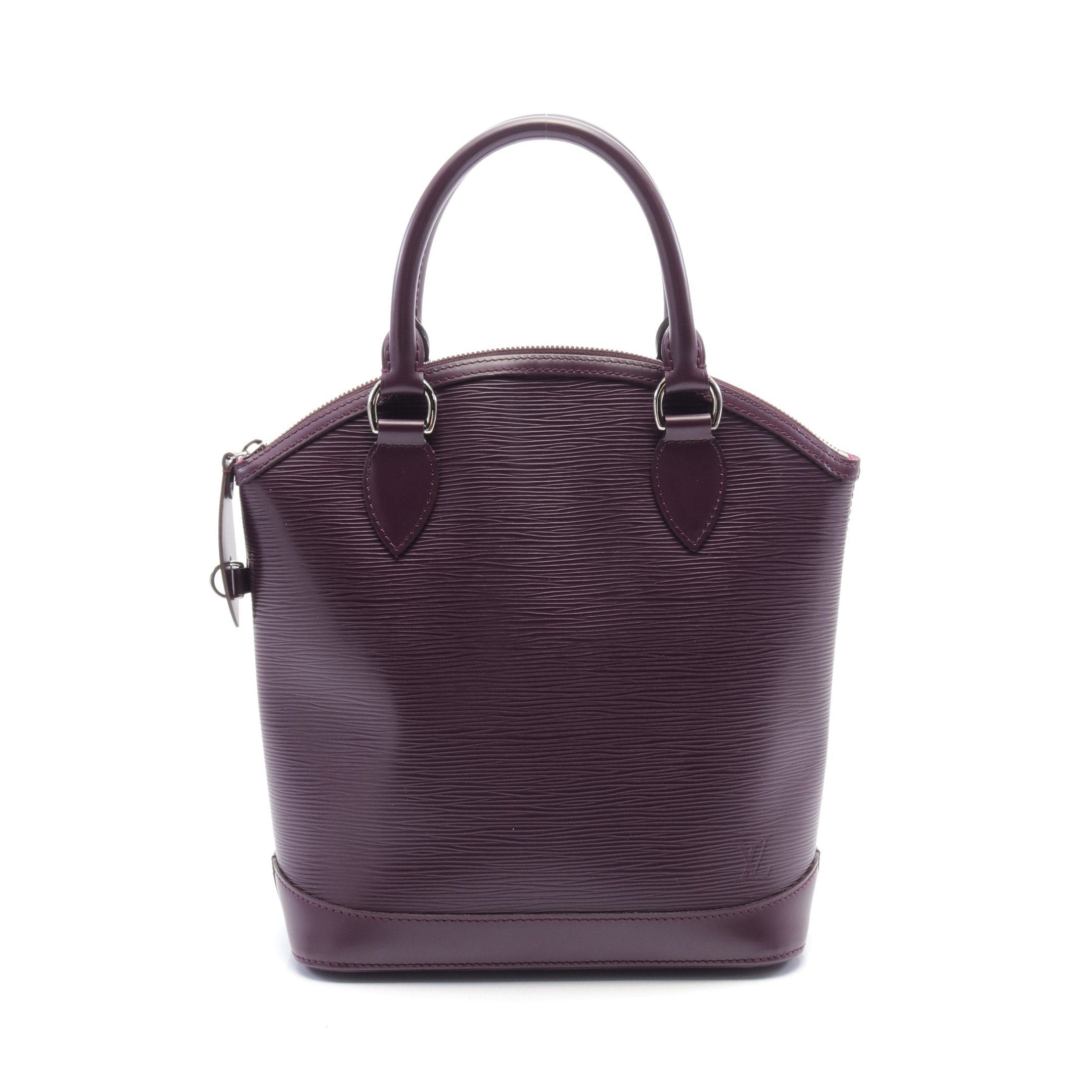 Louis Vuitton Louis Vuitton Lockit Pm Epi Cassis Handbag Tote Bag Leather Purple Size ONE SIZE - 1 Thumbnail