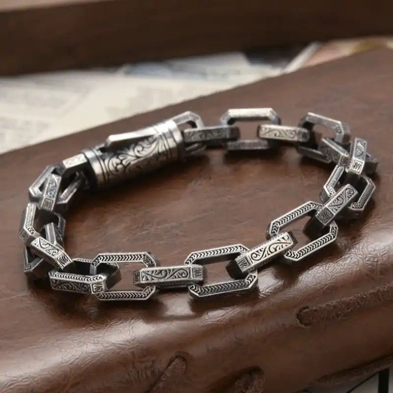 Jewelry × Vintage Rattan Grass Pattern Bracelet Size ONE SIZE - 1 Thumbnail