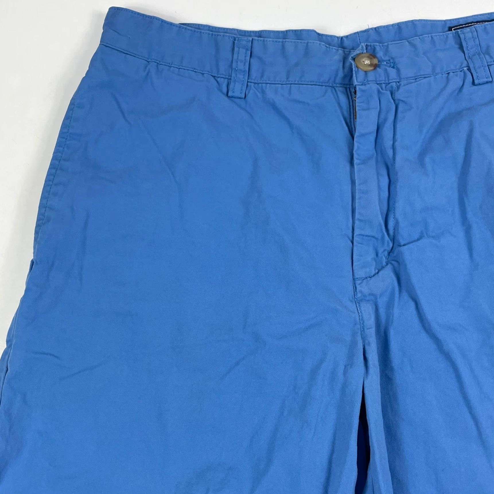 Vineyard Vines Vineyard Vines Shorts Mens 32 x 8 Blue Golf Club Chino Flat Front 5-Pocket Outdoor Linen? Size US 32 / EU 48 - 2 Thumbnail