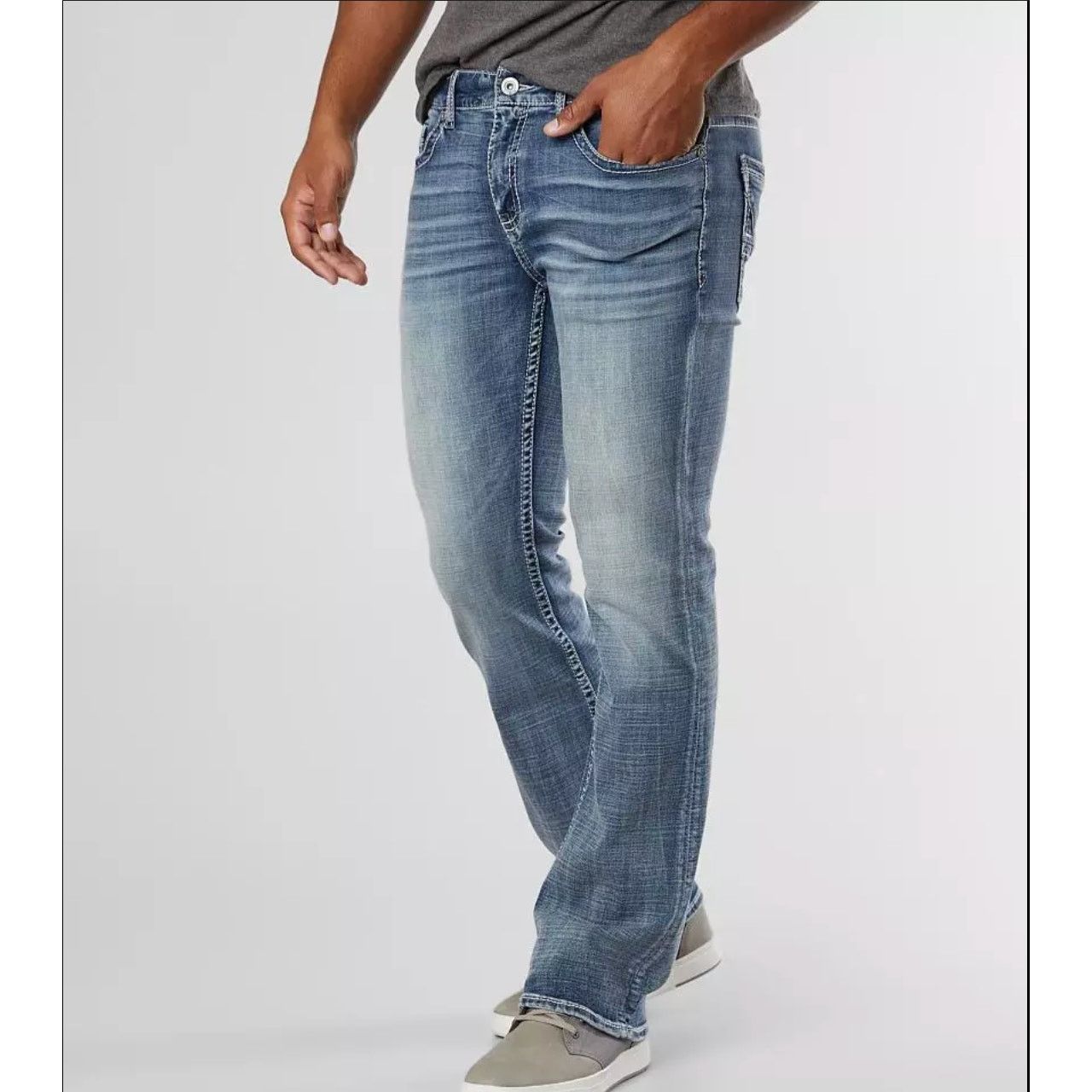 BKE BKE Aiden Bootcut Mens Jeans 32/32 Size US 32 / EU 48 - 1 Thumbnail