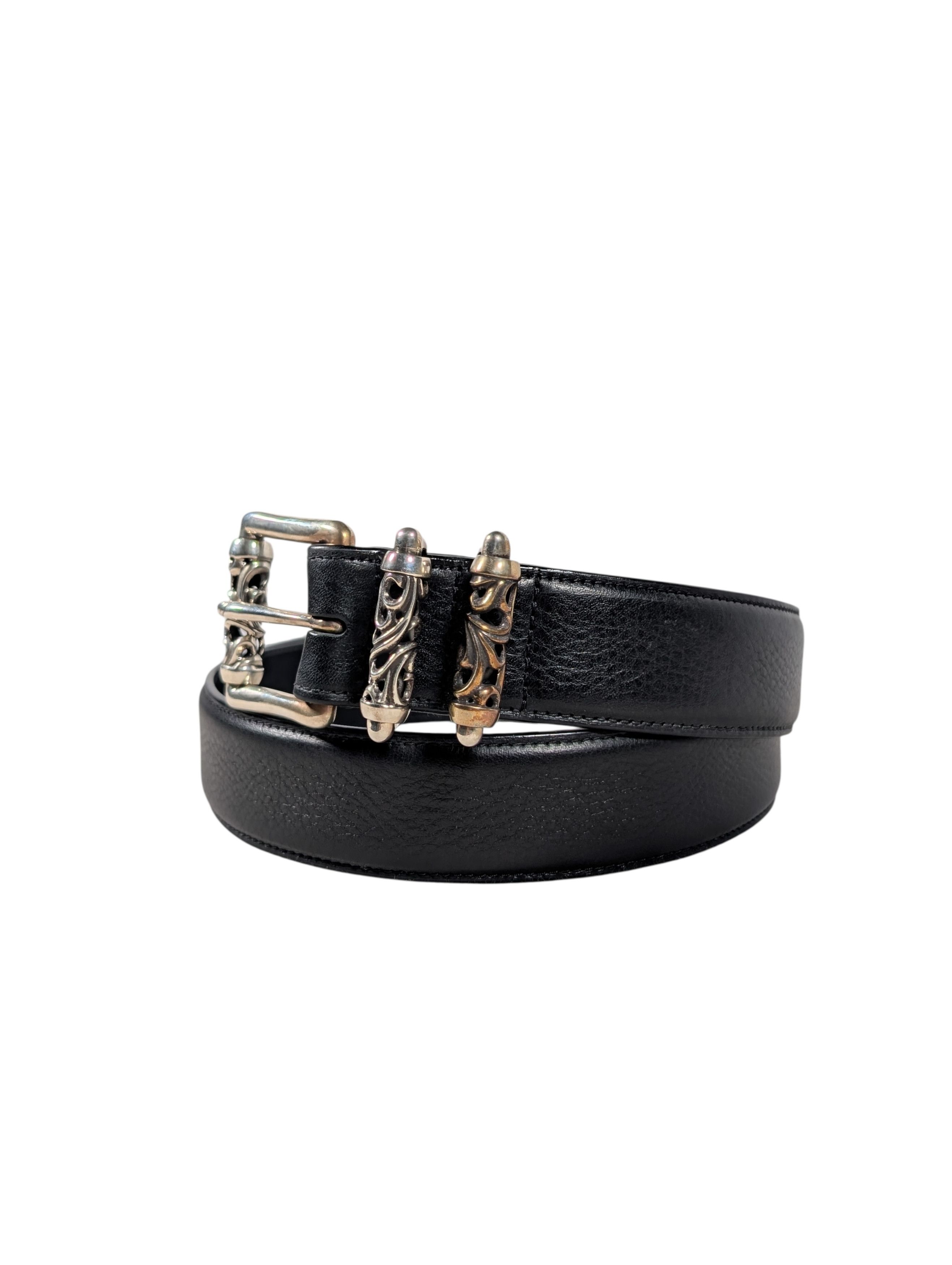 Chrome Hearts CH Roller Belt Classic 1.5" Belt Roller Buckle Chrome Hearts Size 34 - 3 Thumbnail