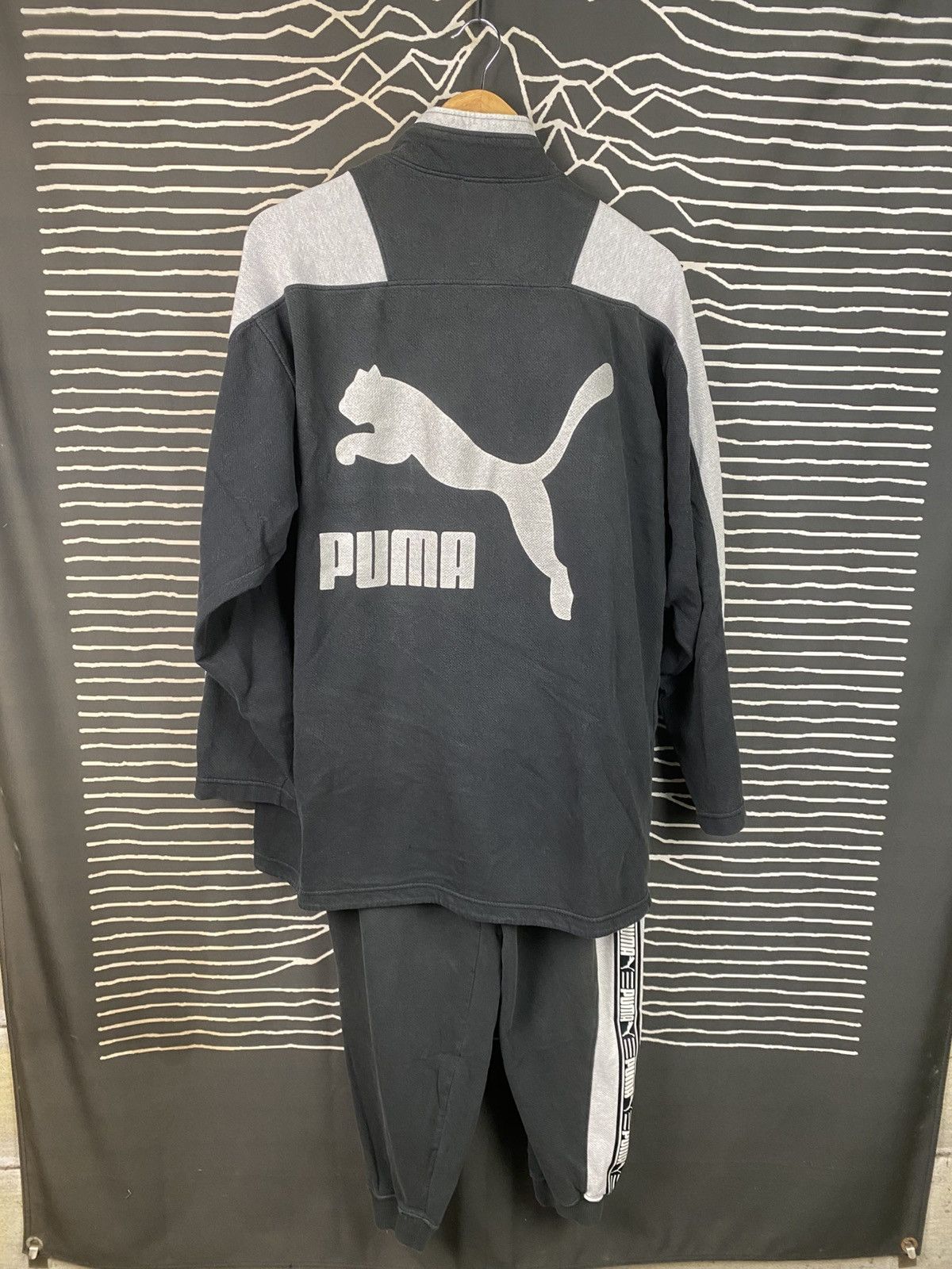 Puma Vintage Puma Hit Union Side Tape Logo Tracksuit Set Size US XL / EU 56 / 4 - 2 Thumbnail