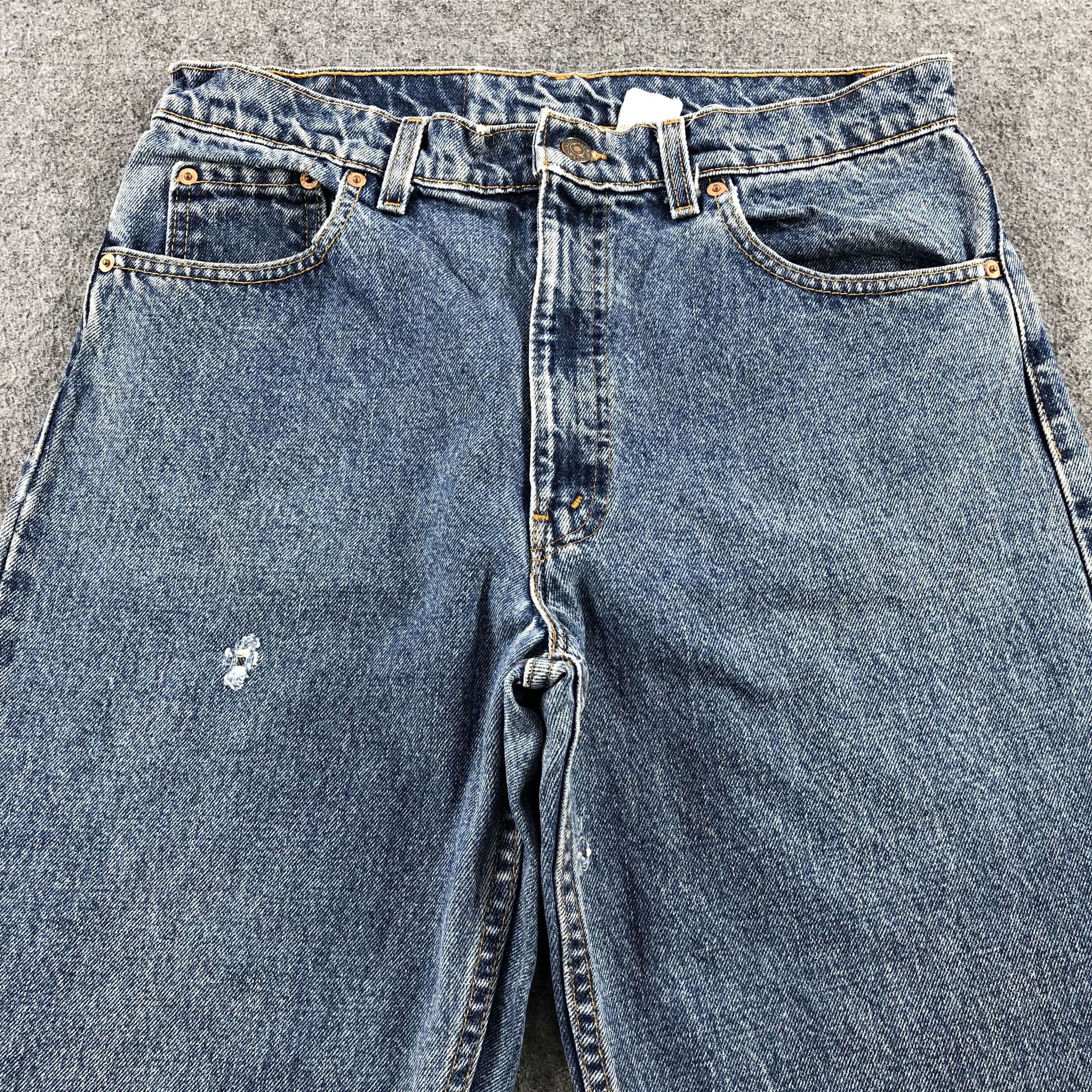 Levi's × Vintage Vintage 90s Blue Wash Levis 550 Jeans-JM1895 Size US 33 - 3 Thumbnail