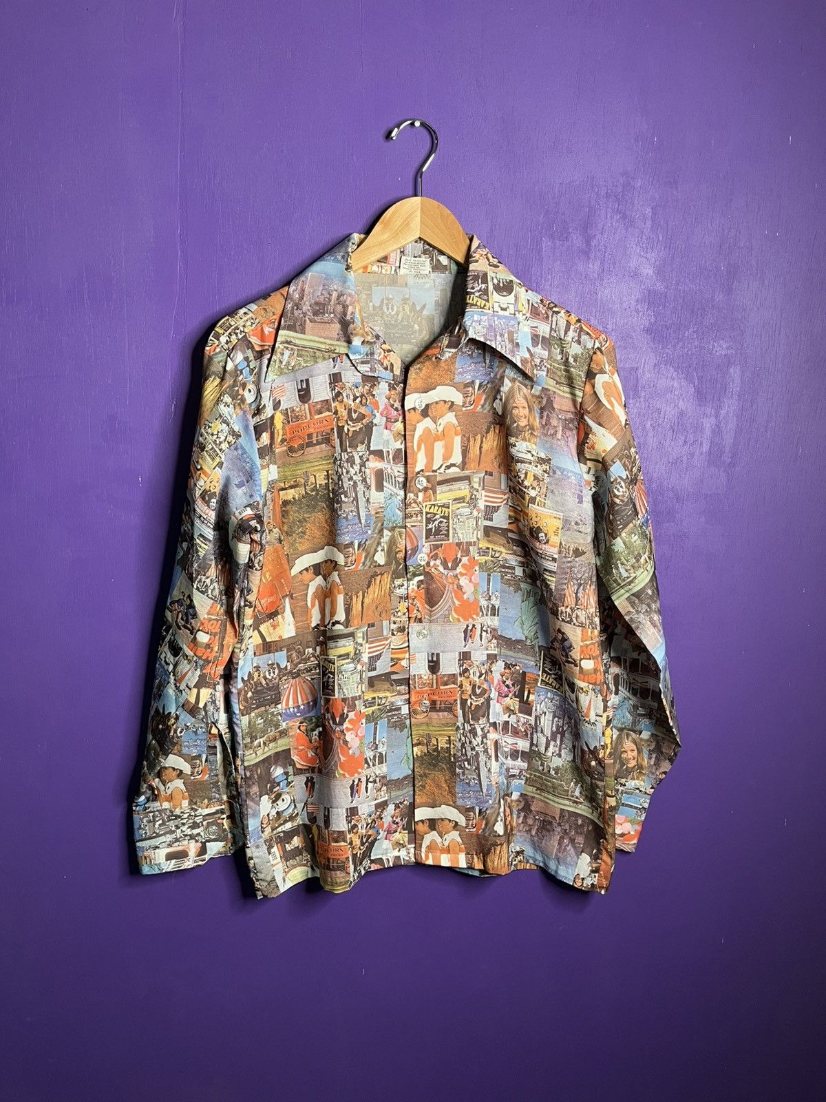 Vintage Vintage 70s Montgomery ward Western photos button up shirt Size US M / EU 48-50 / 2 - 1 Thumbnail