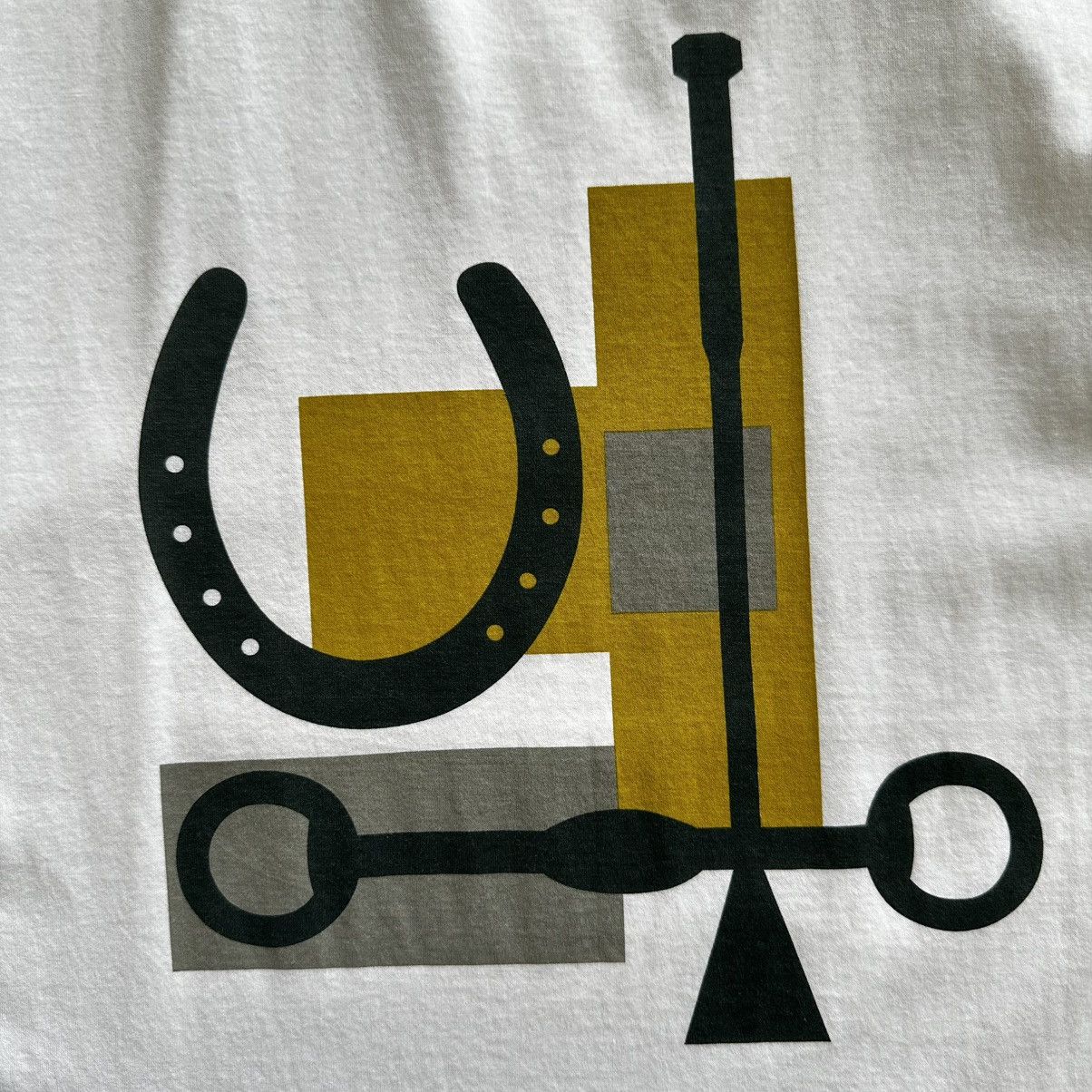Hermes Hermes Horshoe Logo Tshirt Size US S / EU 44-46 / 1 - 2 Thumbnail