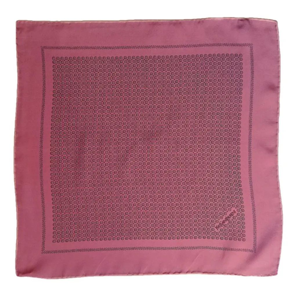 Yves Saint Laurent Large silk pocket square Size ONE SIZE - 1 Thumbnail