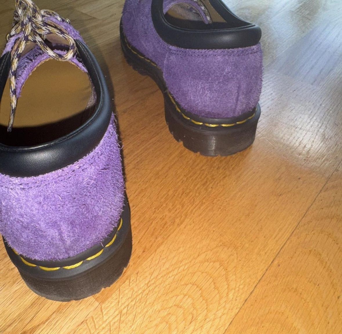 Dr. Martens Purple suede dr martens 1461 Size US 9 / EU 42 - 3 Thumbnail