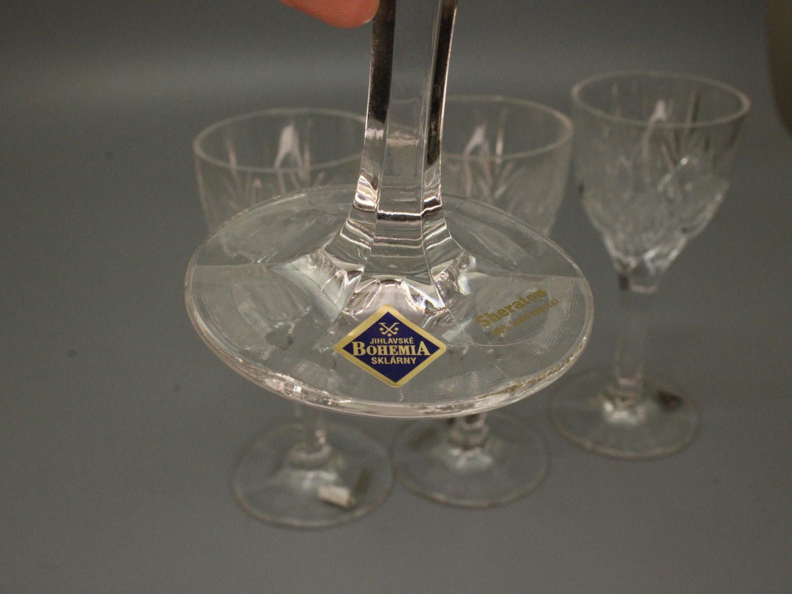 Poeme Bohemien Bohemia Sheraton 24% Lead Crystal Sherry Glass Set Size ONE SIZE - 7 Thumbnail