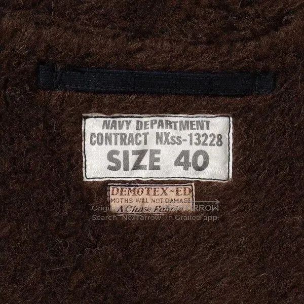 Buzz Rickson's Buzz Rickson's Vintage Military Deck Coat. Size US M / EU 48-50 / 2 - 3 Thumbnail