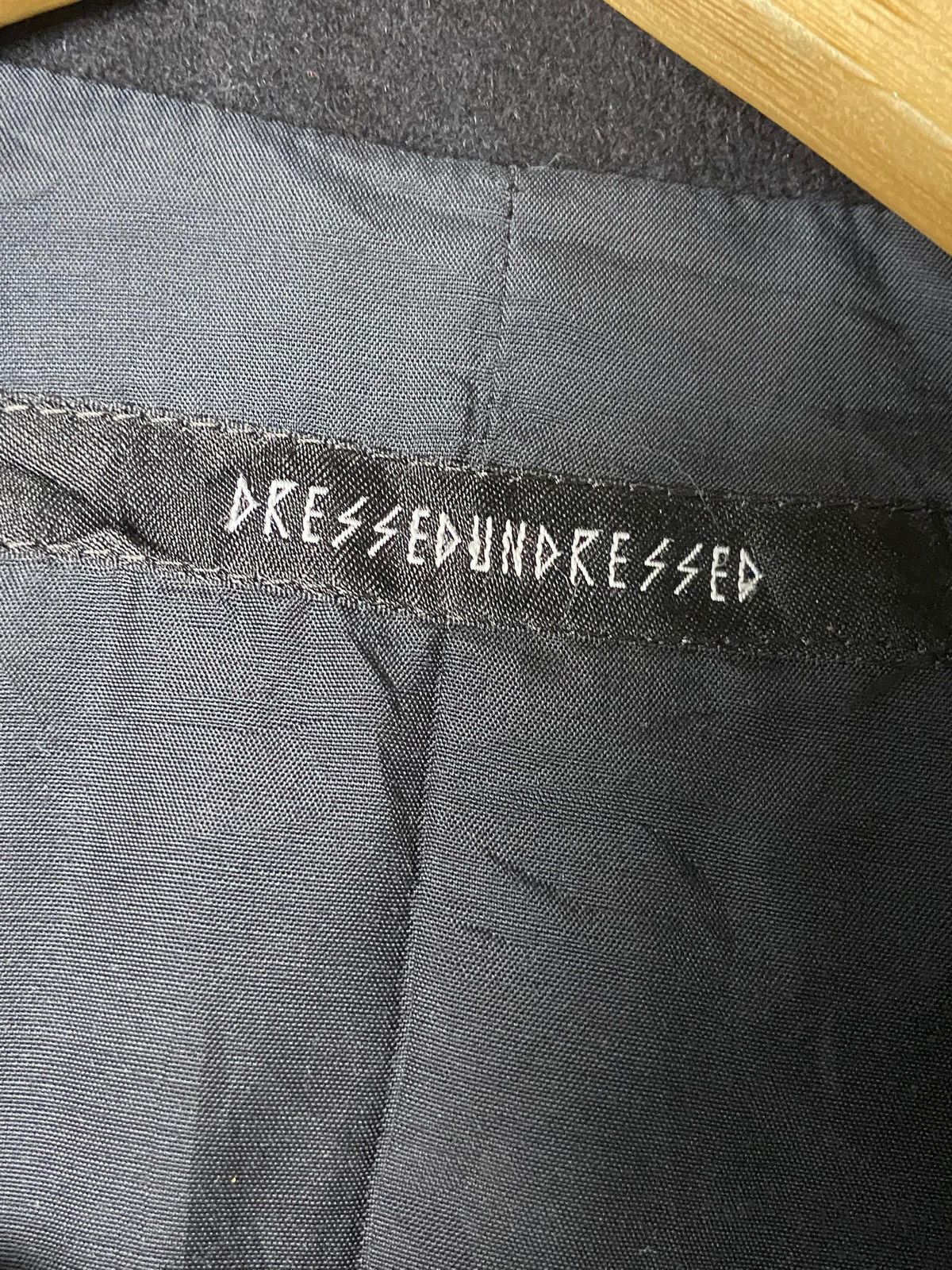 DRESSEDUNDRESSED DRESSUNDRESSED Long Coat with Leather Sleeves (152) Size US XXS / EU 40 - 7 Thumbnail