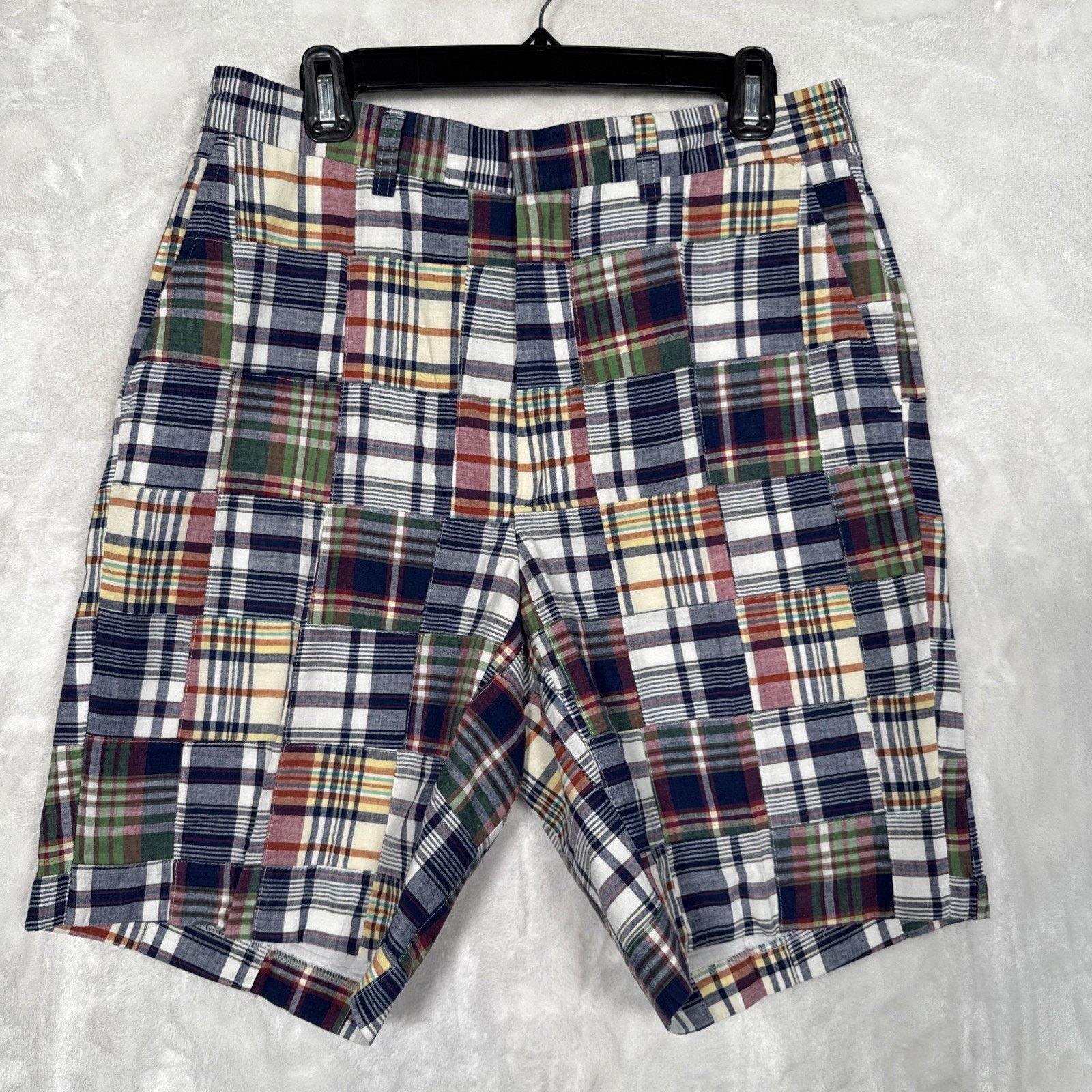 Pendleton Pendleton Shorts Men 34x9 Blue Madras Patchwork Golf Plaid Size US 34 / EU 50 - 1 Thumbnail