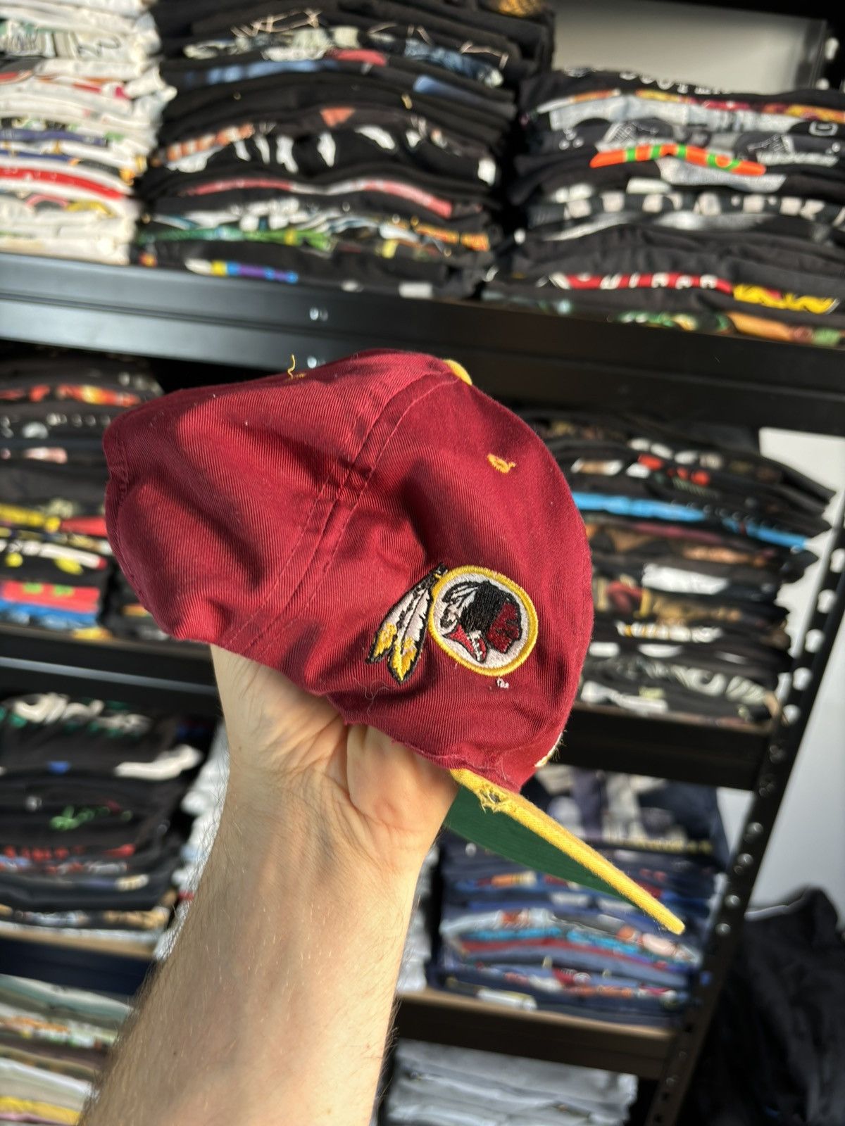 NFL Vintage Washington Redskins Cap Hat Bulls Buffalo Bills Size ONE SIZE - 2 Thumbnail