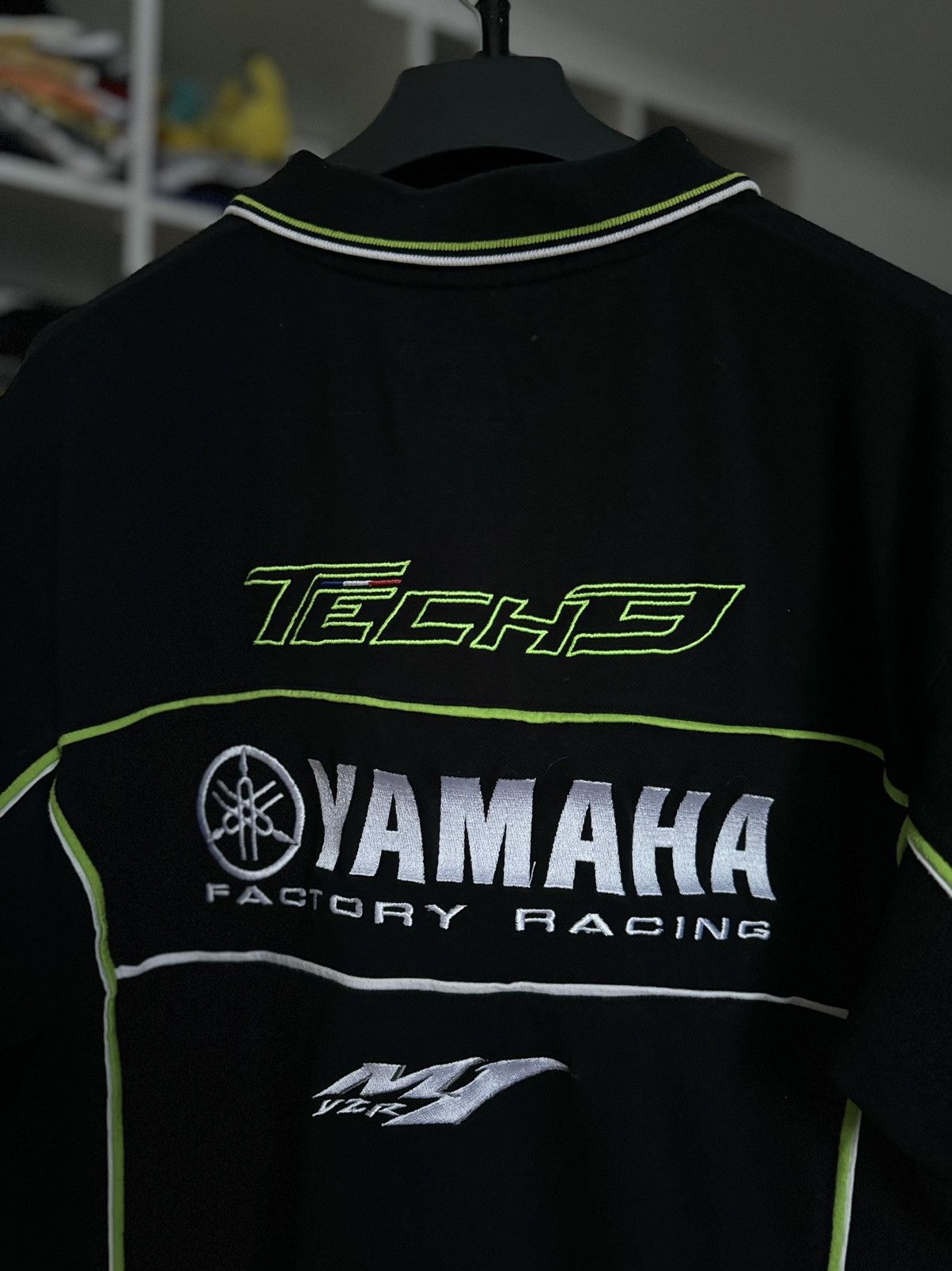 Vintage × Yamaha Vintage YMAHA Advertisement Racing Fan Polo Size US L / EU 52-54 / 3 - 7 Thumbnail