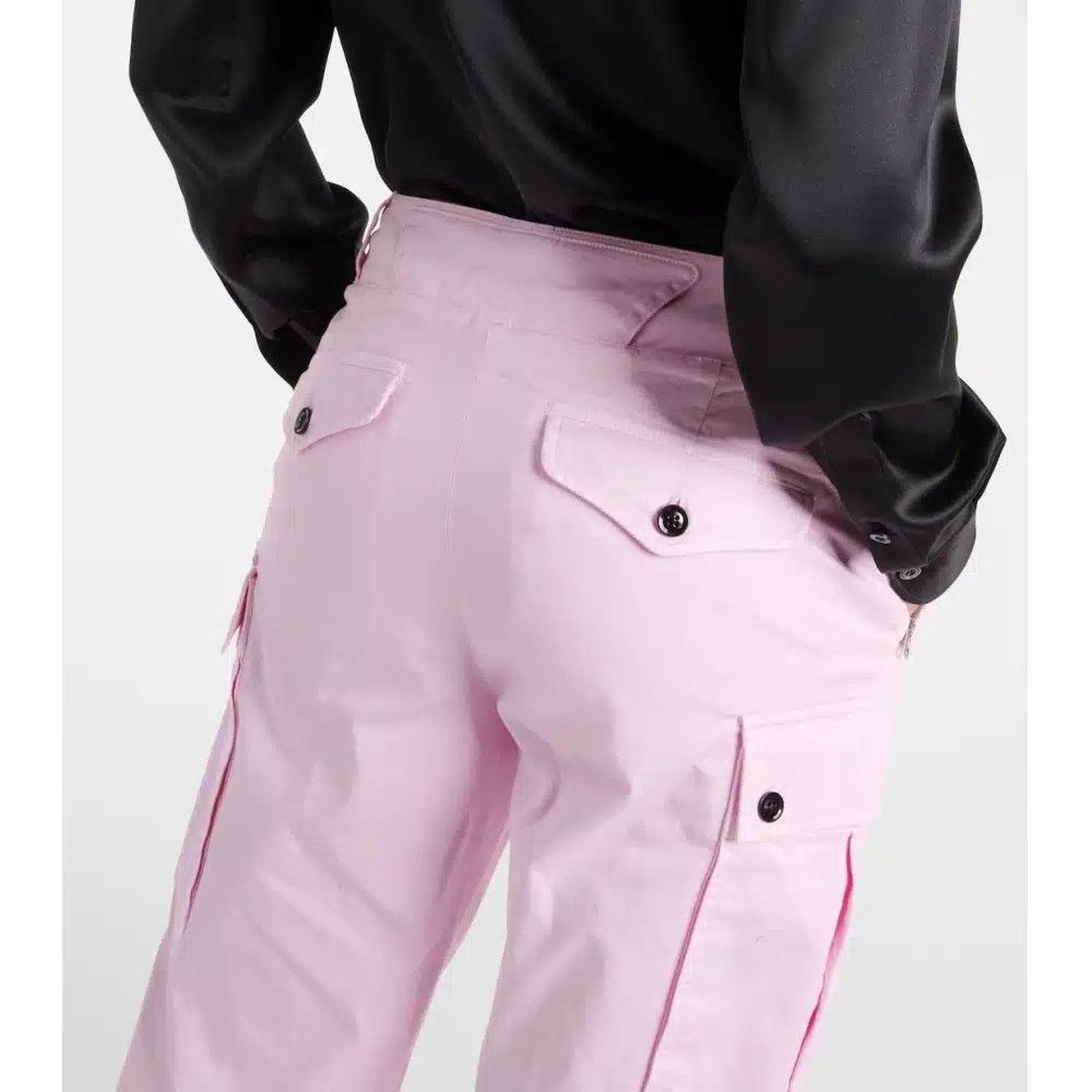 Tom Ford o1loc1c0526 PAW556 Stretch Cotton Twill Cargo Pant in Pink Size 30" / US 8 / IT 44 - 6 Thumbnail