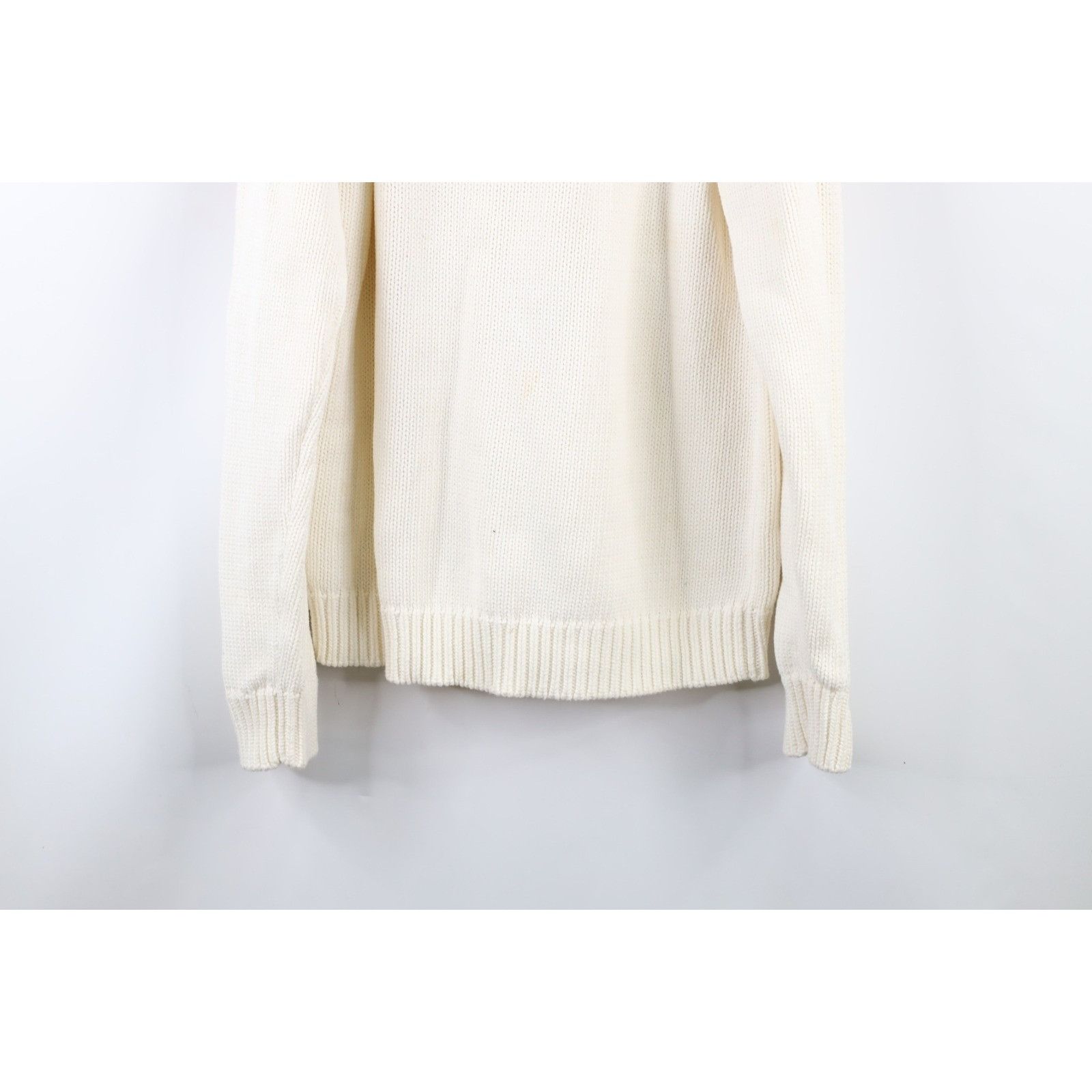 Marithe + Francois Girbaud NOS Vintage 90s Marithe Francois Girbaud Turtleneck Sweater Size US L / EU 52-54 / 3 - 11 Thumbnail