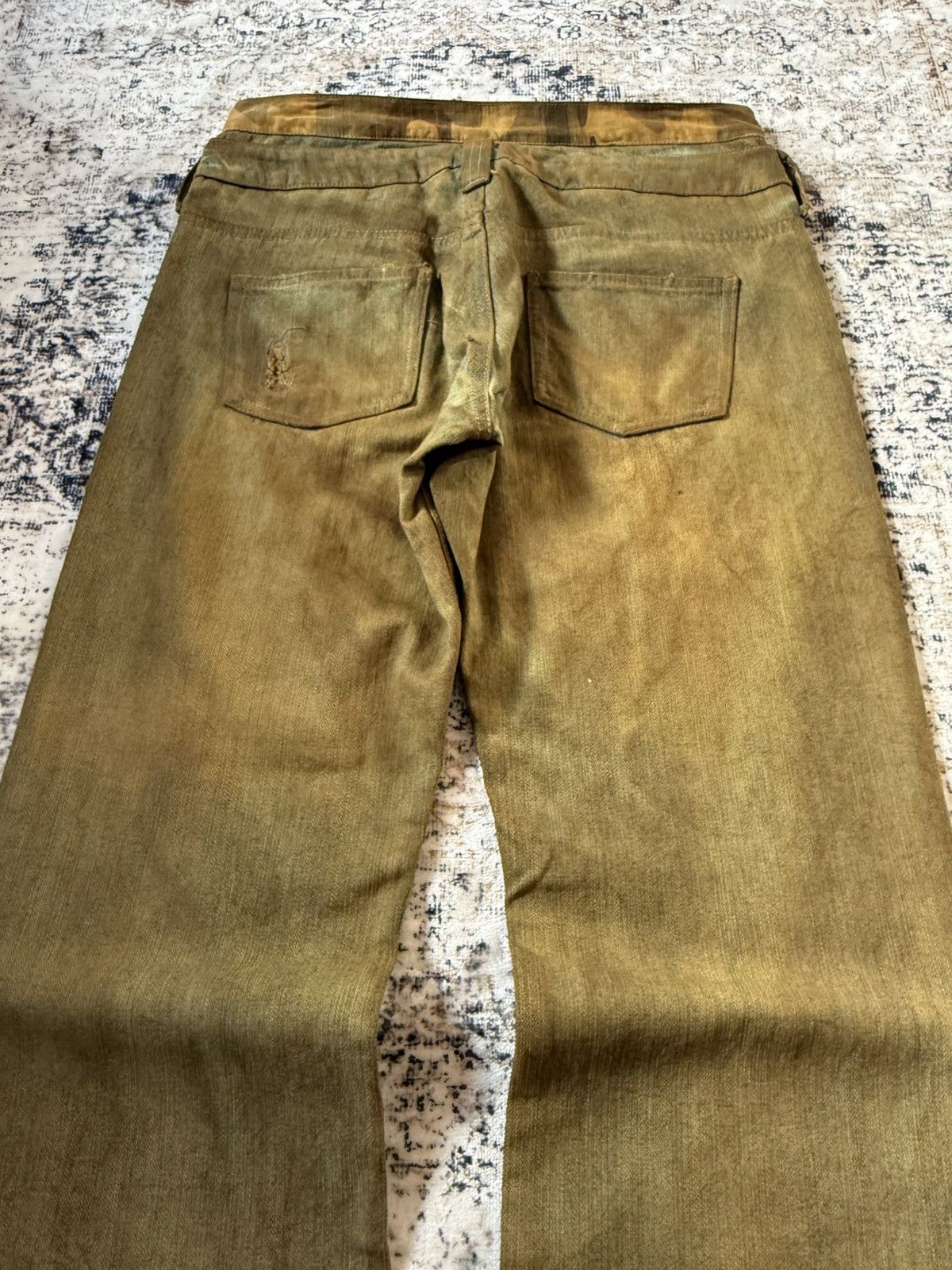 If Six Was Nine Daily Topics Mud Wash Double Waist Pierced Studded Jeans Size US 30 / EU 46 - 16 Thumbnail