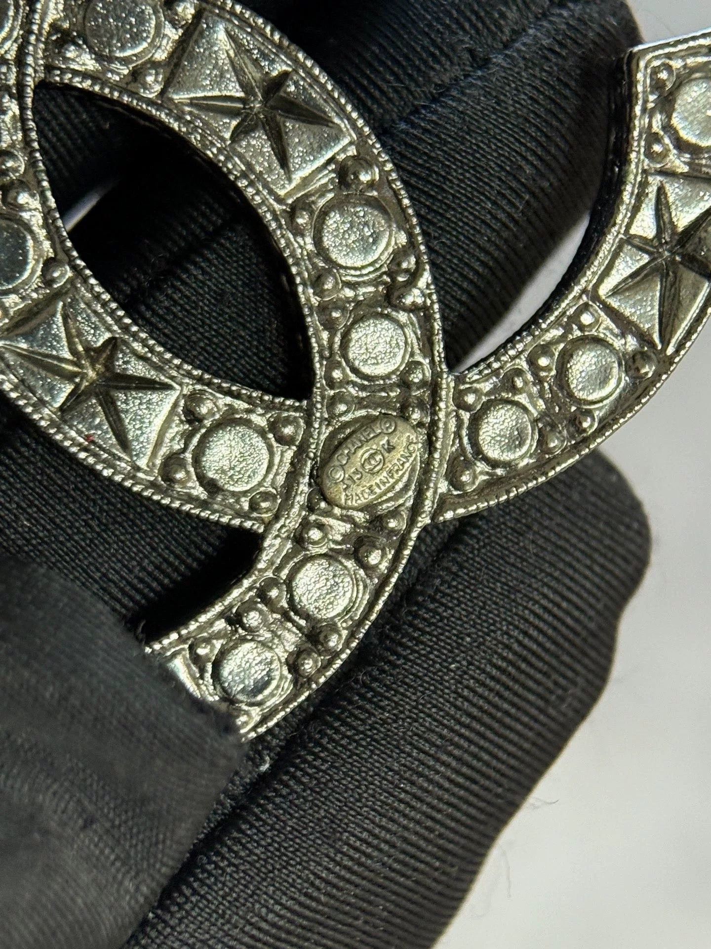Chanel Chanel 13A Rhinestone Pentagram Double C Brooch Size US XXS / EU 40 - 3 Thumbnail