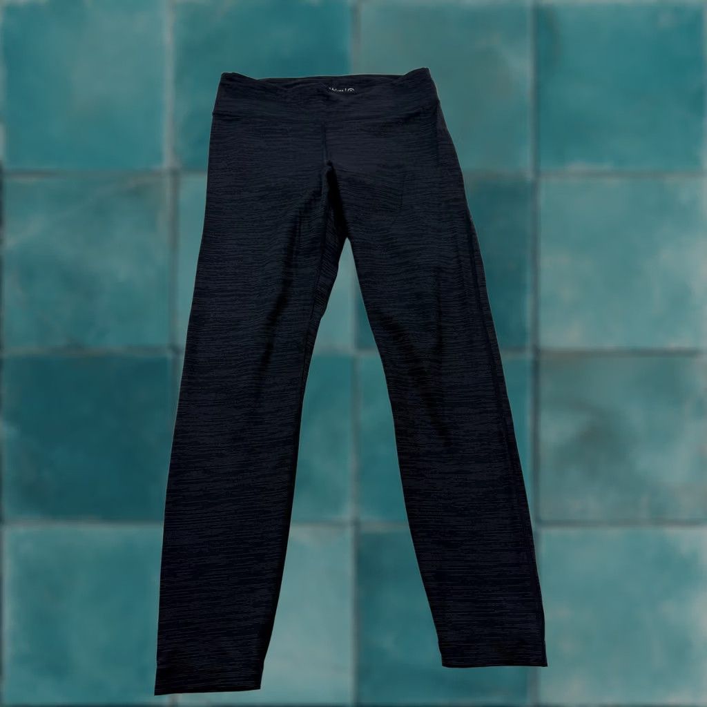 Outdoor Voices Outdoor Voices Ankle Womens M Black Leggings Striped High Rise Yoga Running Size 32" / US 10 / IT 46 - 1 Thumbnail