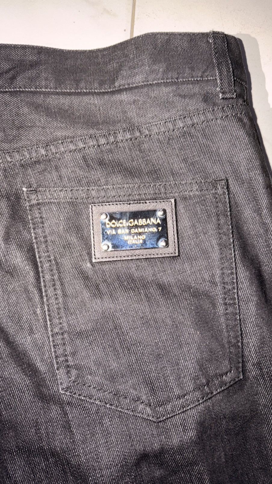 Dolce & Gabbana Dolce & Gabbana Black Jeans Size US 36 / EU 52 - 4 Thumbnail