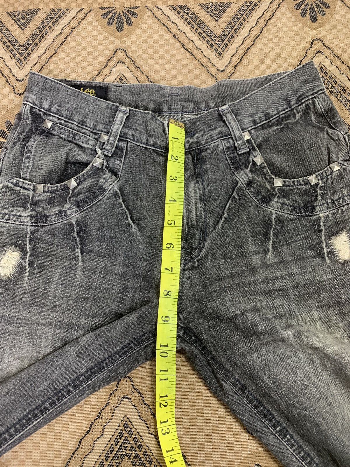 Hysteric Glamour Lee Studded Skulls guns ☠️ Size US 30 / EU 46 - 20 Thumbnail