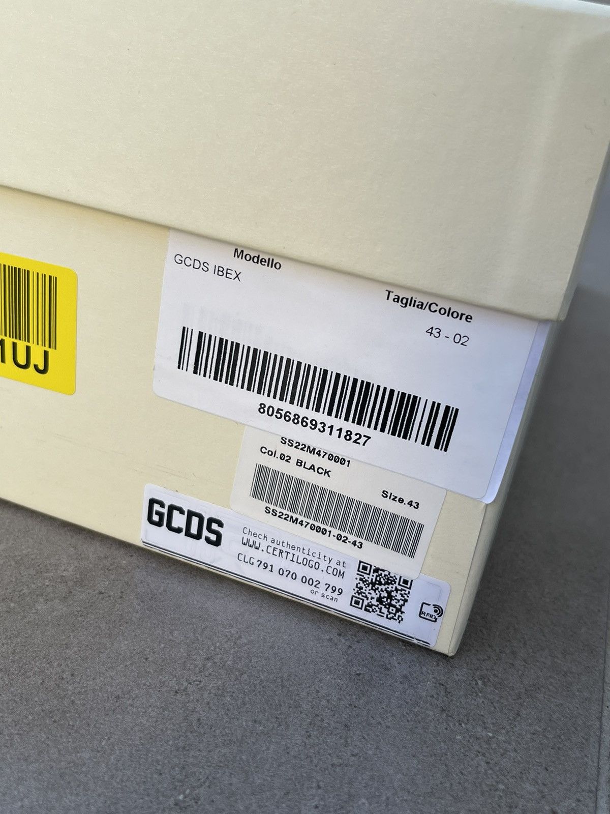GCDS !DS! SS23 GCDS Logo Black Pool Slides Size US 10 / EU 43 - 20 Thumbnail