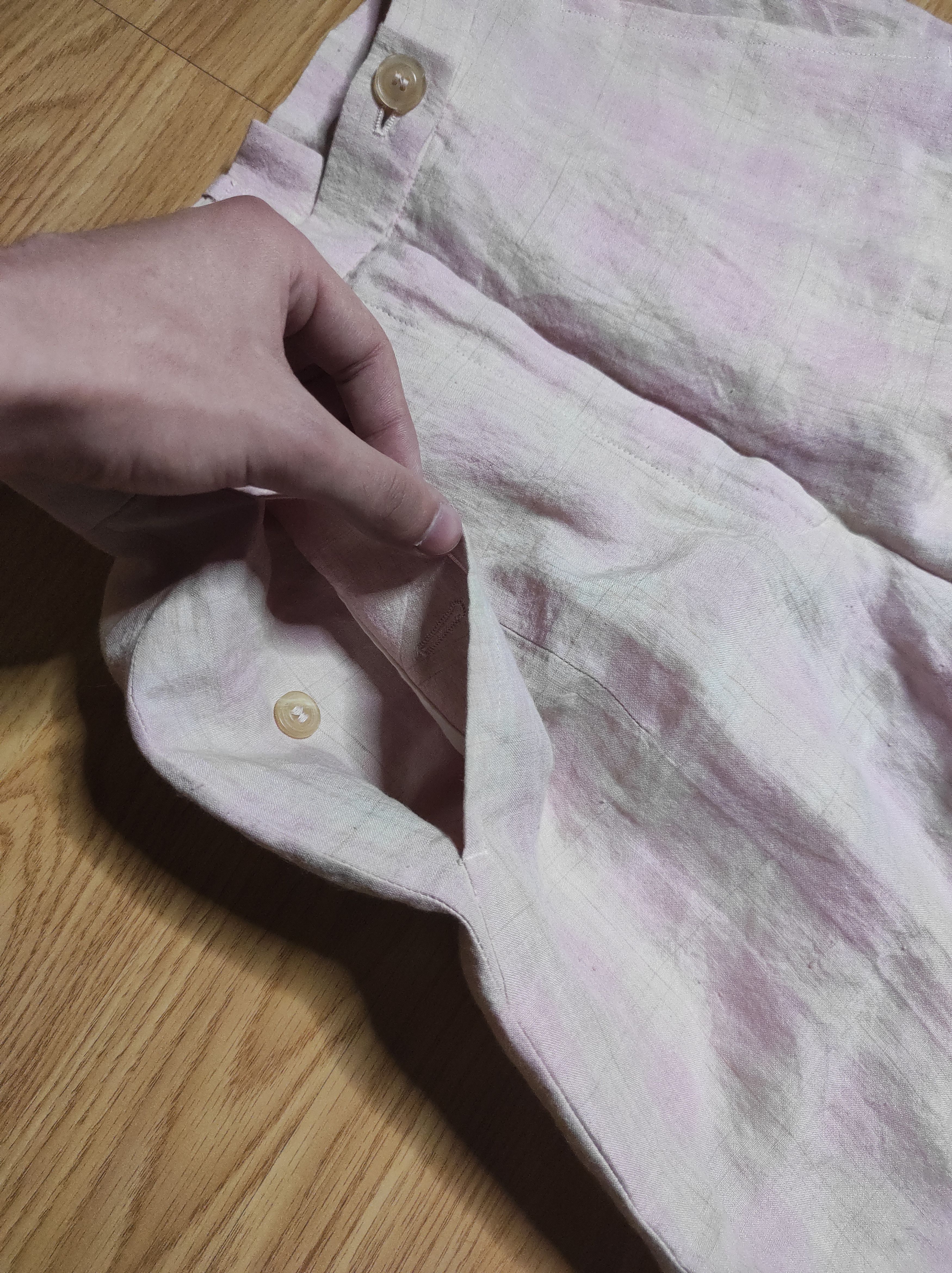 Japanese Brand × Jil Sander **Jil Sander Pink Linen Chino Pants** Size 24" / US 00 / IT 34 - 3 Thumbnail