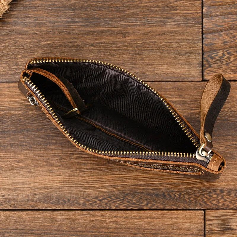 Leather × Vintage Leather purse cellphone pouch iphone bag Size ONE SIZE - 5 Thumbnail