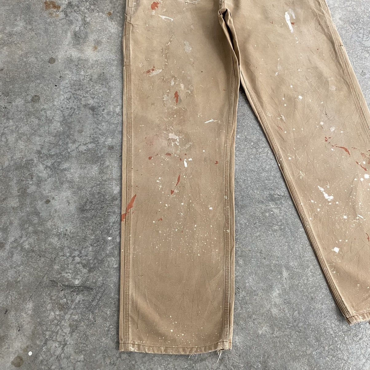 Carhartt Vintage Carhartt Faded Tan Splatter Painter Pants Size US 34 / EU 50 - 7 Thumbnail
