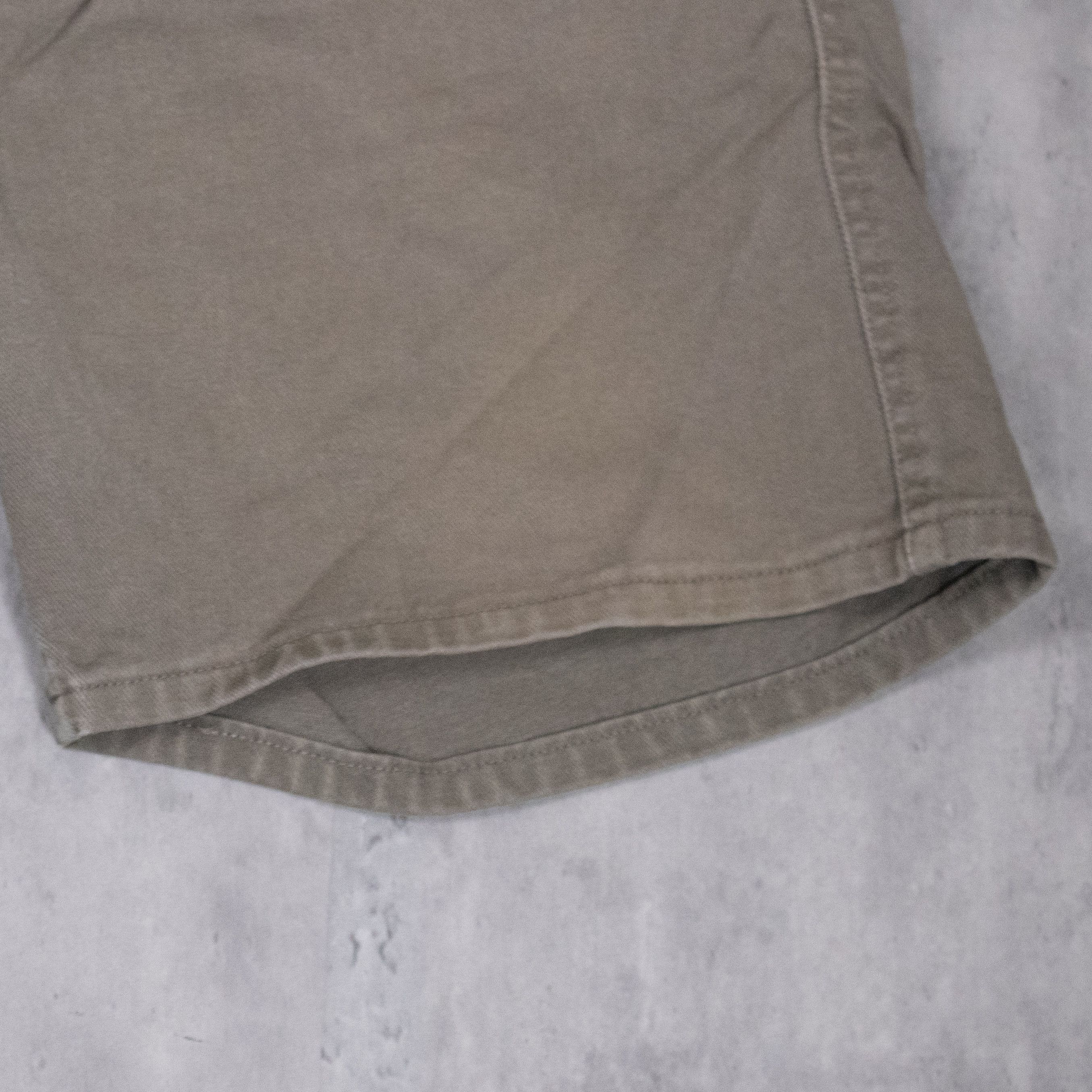 Denver Hayes × Vintage Vintage 1990’s Denver Haynes Baggy Denim Olive Green Shorts Size US 36 / EU 52 - 4 Thumbnail