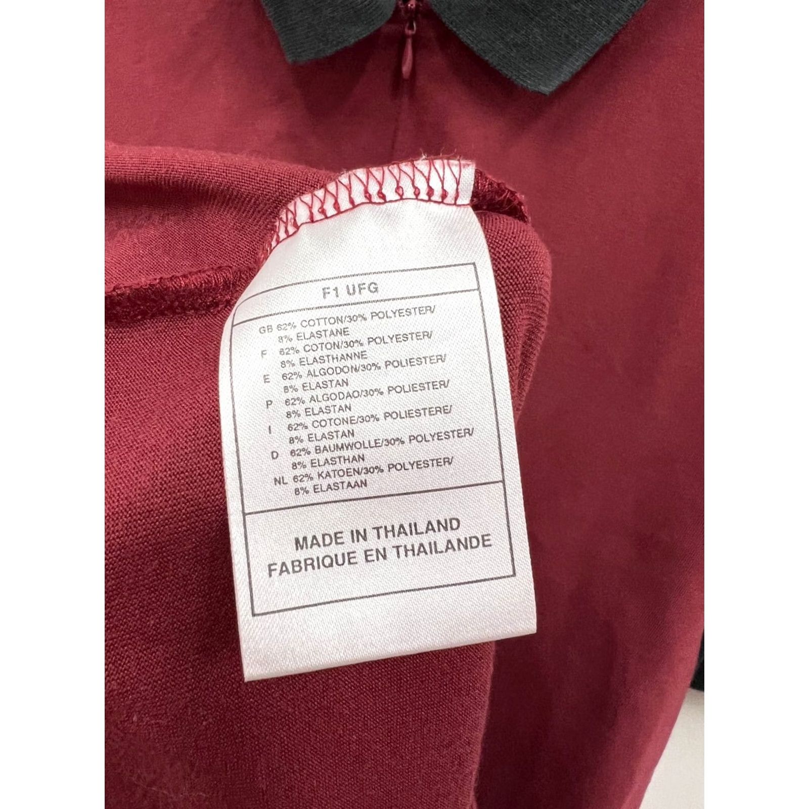 Nike VINTAGE Nike Polo Shirt Dri-Fit Tiger Woods Mens L Burgundy Size US L / EU 52-54 / 3 - 6 Thumbnail