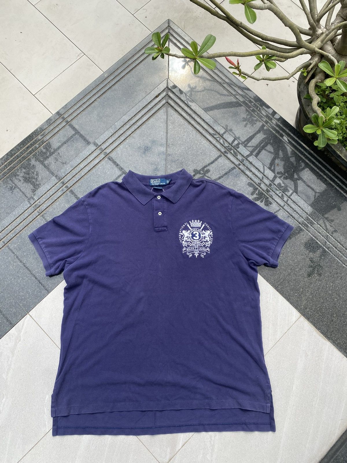 Polo Ralph Lauren × Vintage 90’s POLO RL CASUAL RARE BIG LOGO Y2K RETRO POLO TEE TSHIRT Size US XXL / EU 58 / 5 - 1 Thumbnail