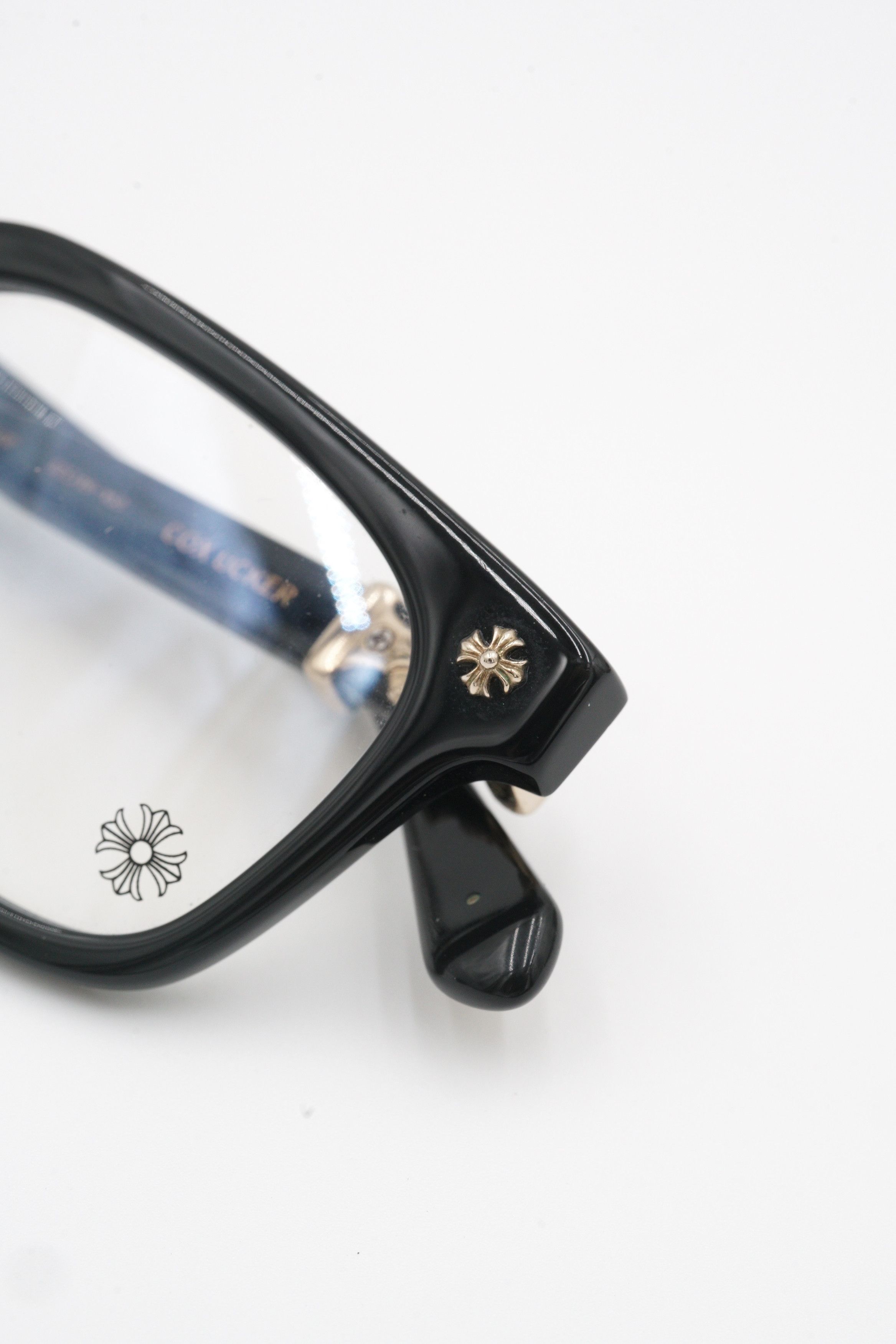 Chrome Hearts Chrome Hearts 'Cox Ucker' Black/Gold Glasses Size ONE SIZE - 2 Thumbnail