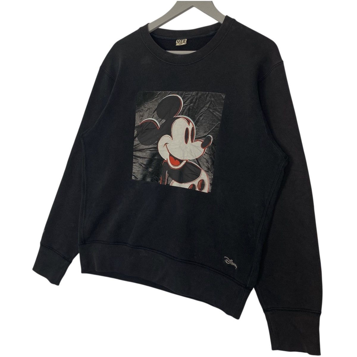 Vintage Vintage Disney Mickey Mouse Crewneck Sweatshirt Black Size M Size US M / EU 48-50 / 2 - 2 Thumbnail