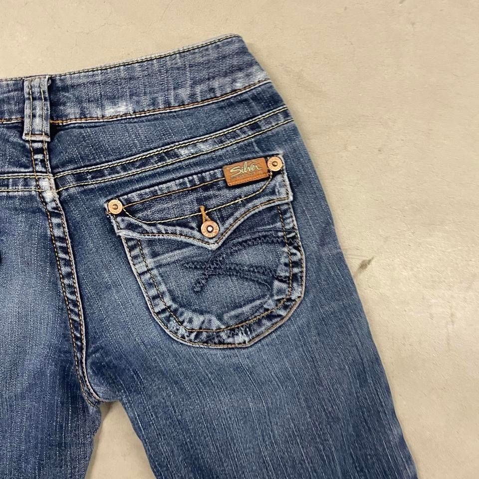Silver Jeans Co. × Vintage y2k low rise silver bootcut Jeans 27x28 Size US 27 - 3 Thumbnail