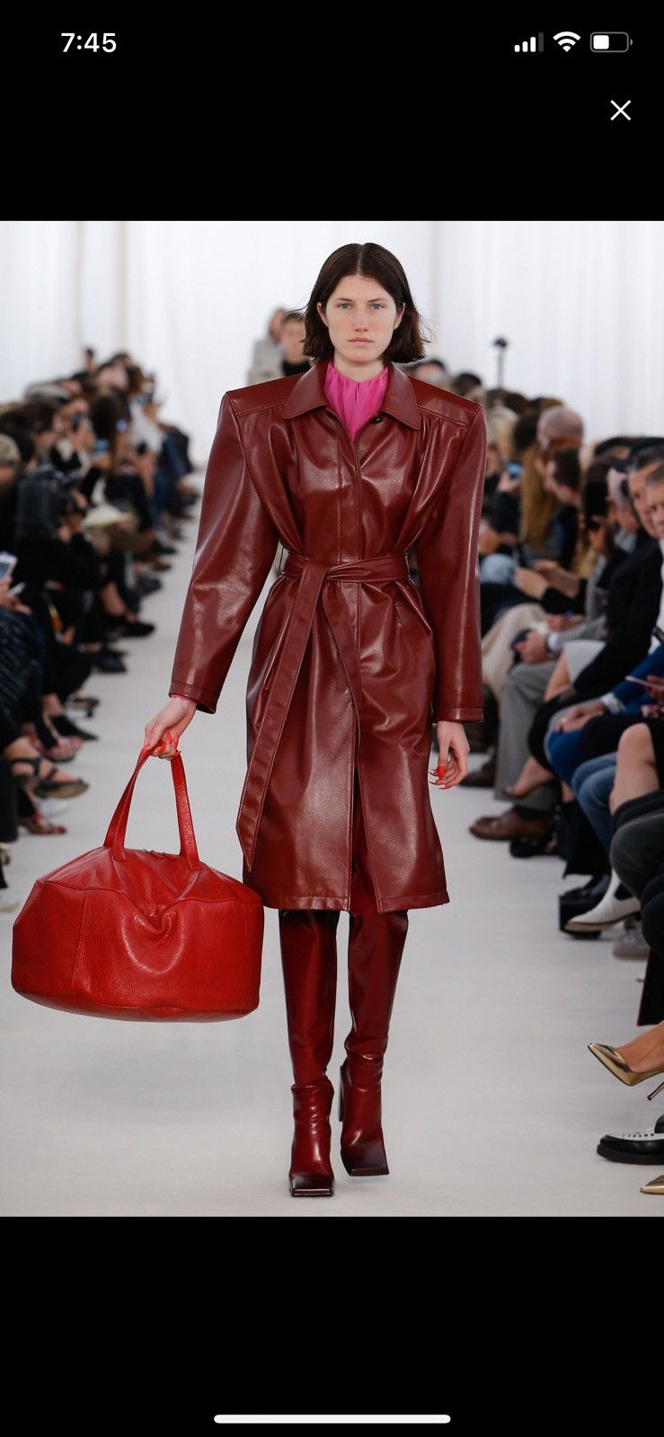 Balenciaga Balenciaga Leather Coat Size XS / US 0-2 / IT 36-38 - 1 Thumbnail