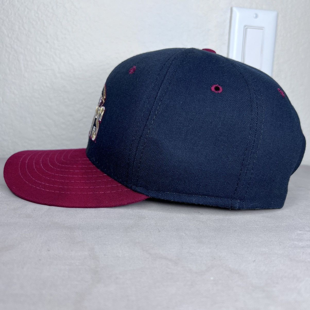 New Era Vintage 1990s NBA Denver Nuggets New Era Plain Logo Snapback Size ONE SIZE - 5 Thumbnail