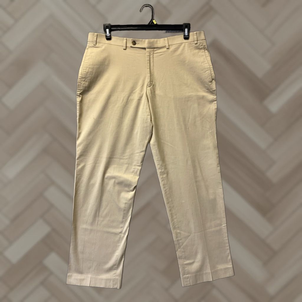 Ralph Lauren VINTAGE Lauren Ralph Lauren Chino Pants 37x30 Light Tan Mens Casual Workwear Size US 37 - 1 Thumbnail