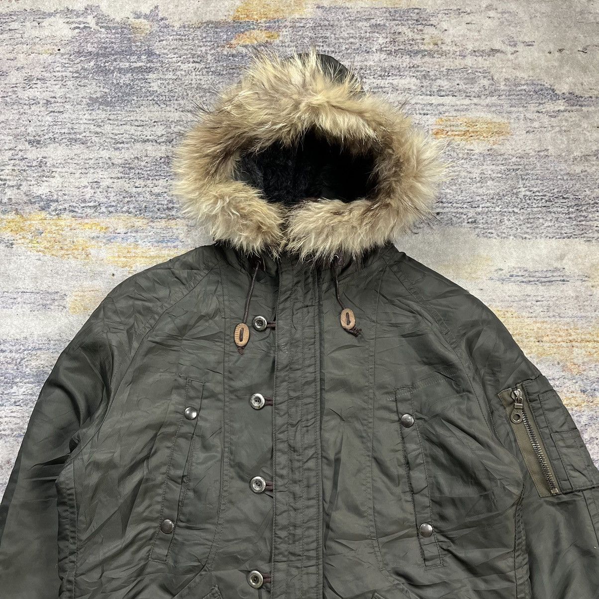 If Six Was Nine And A Raccoon fur bomber jacket Lgb if six was nine style Size US L / EU 52-54 / 3 - 5 Thumbnail