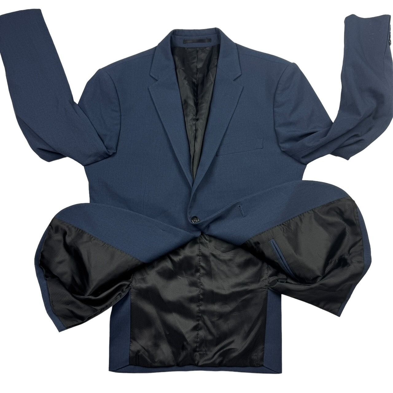 Lindbergh Lindbergh White Men's 2 Piece Slim Fit Suit Size 36R - 3 Thumbnail