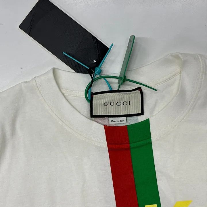 Gucci Gucci Gucci Letter Stripe Print Loose Fit T-Shirt -2506 Size US XS / EU 42 / 0 - 5 Thumbnail