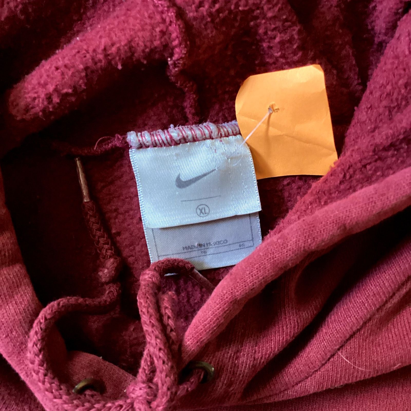 Nike Nike Red Vintage Oversized Hoodie- XL Size US XL / EU 56 / 4 - 4 Thumbnail