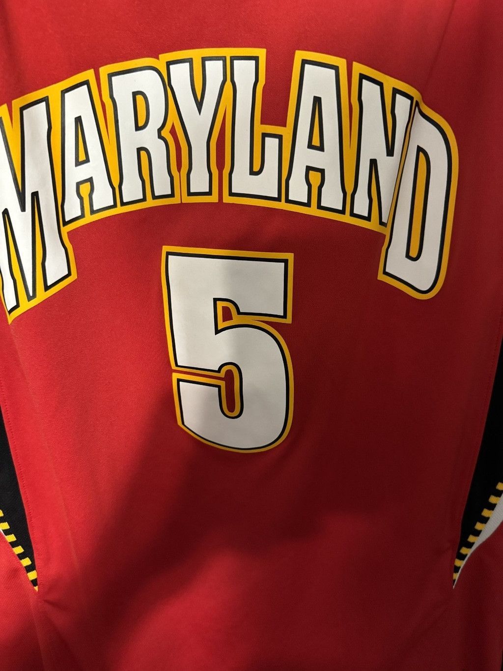 Under Armour Maryland Terps #5 Under Armour Men's Jersey Red Size XL Size US XL / EU 56 / 4 - 4 Thumbnail