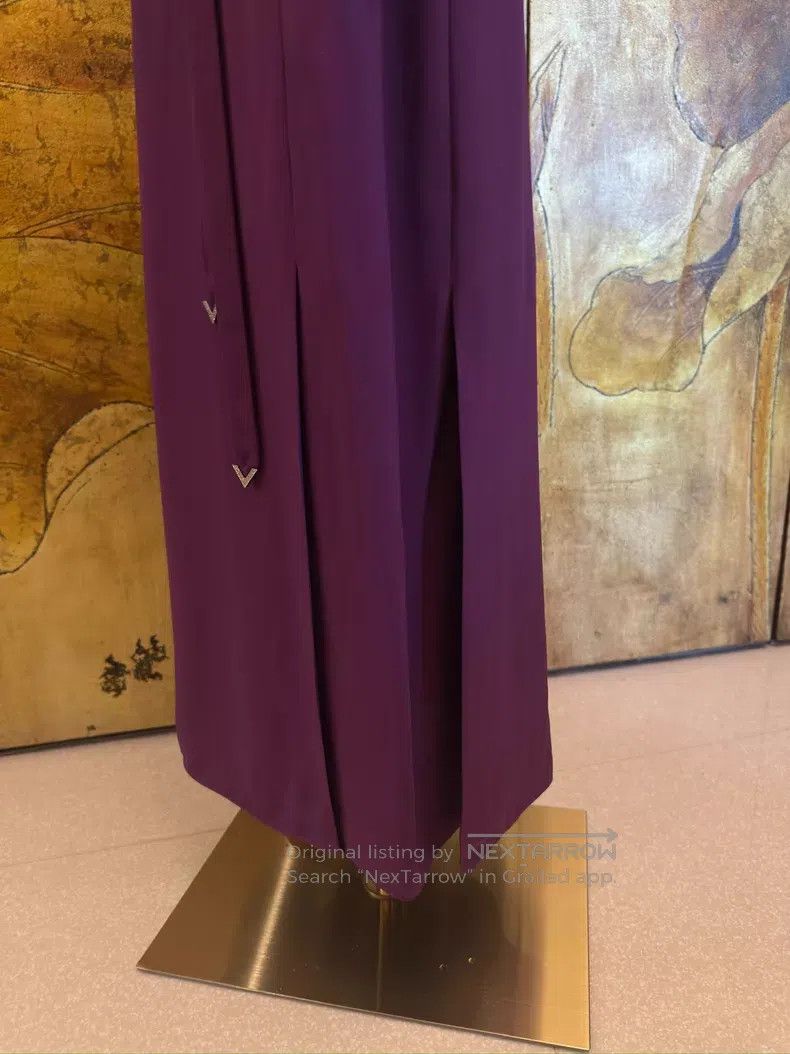 Valentino Valentino Purple long-sleeved dress Size M / US 6-8 / IT 42-44 - 7 Thumbnail