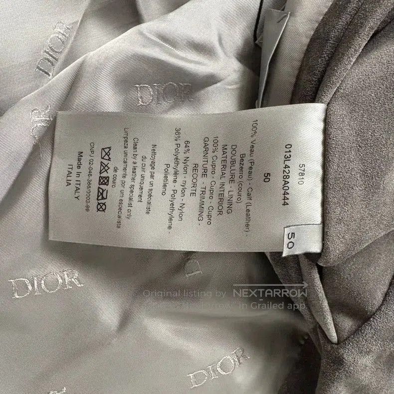 Dior Dior Suede Leather Jacket Coat. Size US L / EU 52-54 / 3 - 4 Thumbnail