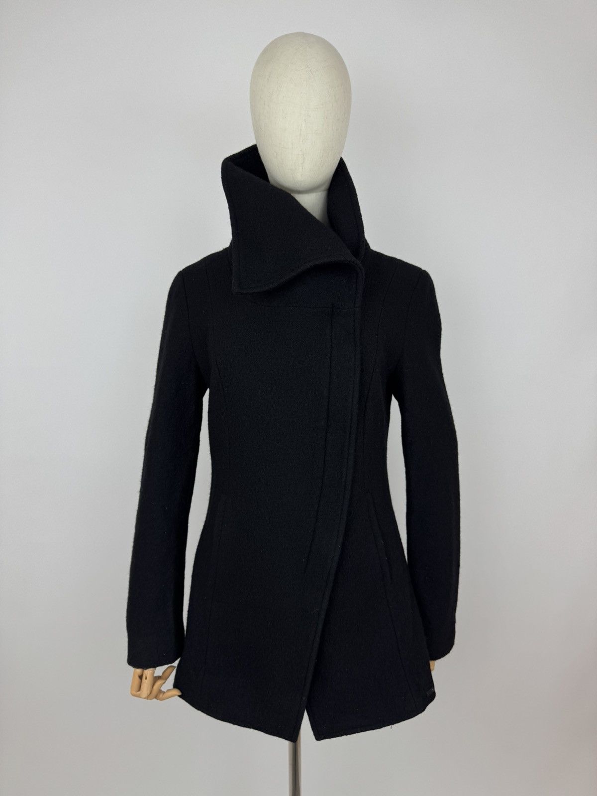 tigha Tigha wool jacket avant garde style biker coat Womens size M Size M / US 6-8 / IT 42-44 - 2 Thumbnail