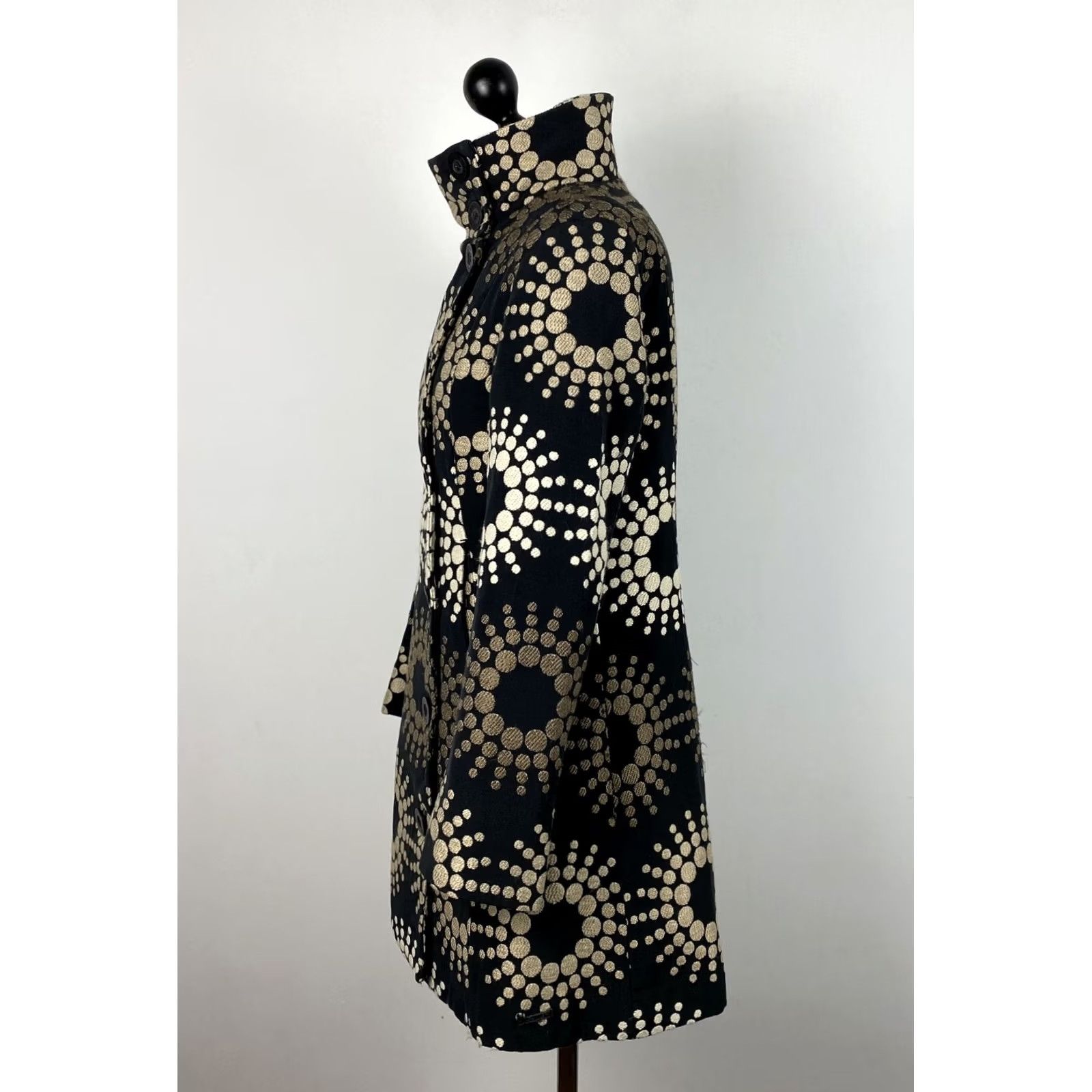 Desigual Desigual Coat Womens Size 40 Multicoloured Overcoat Button Casual 40 Womens Coat Desigual Size S / US 4 / IT 40 - 3 Thumbnail