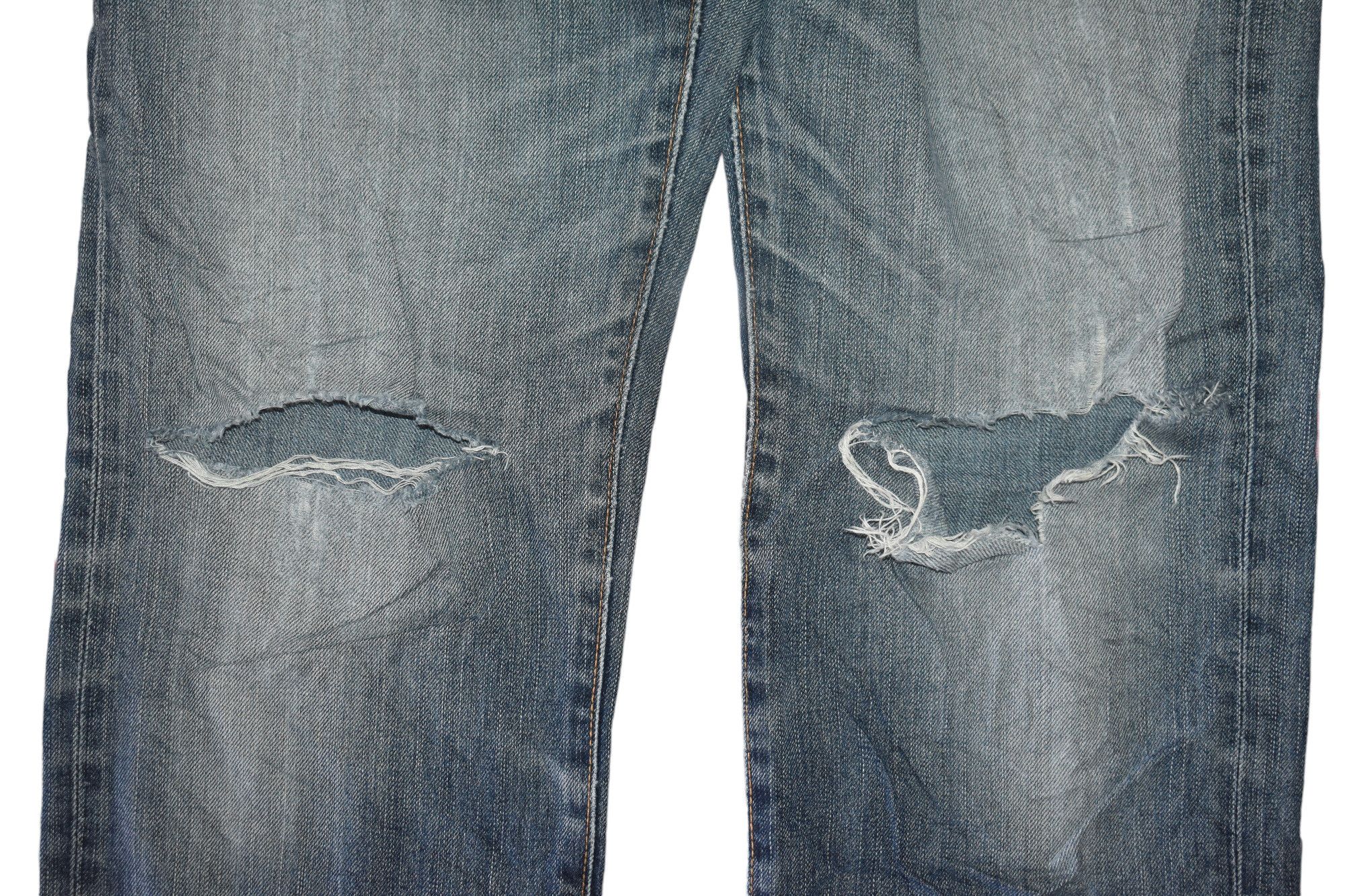 Edwin × If Six Was Nine × Japanese Brand Vintage Edwin Distress Denim Jeans size 31 Size US 31 - 3 Thumbnail